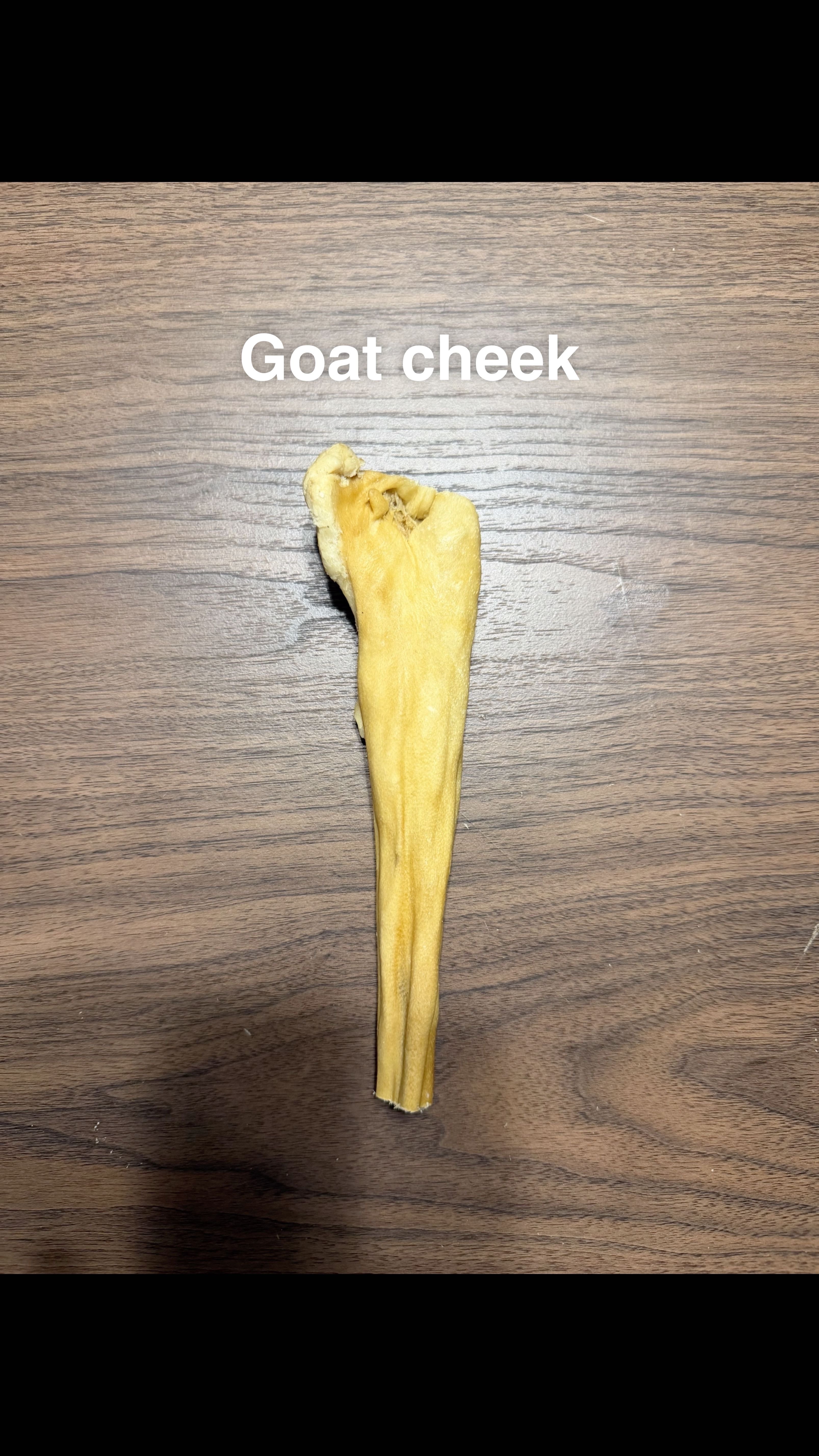 Goat cheek